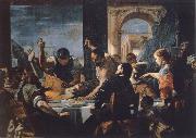 Mattia Preti The guest meal Abschaloms oil painting